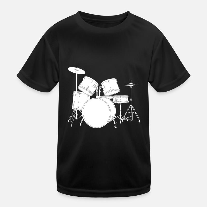 Conception de batteur de joueur de batterie de batteur T-shirt sport Enfant