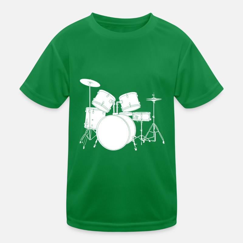 Conception de batteur de joueur de batterie de batteur T-shirt sport Enfant