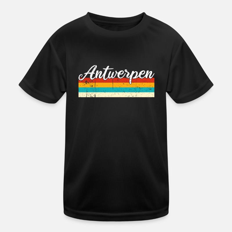 Anvers Retro Vintage T-shirt sport Enfant