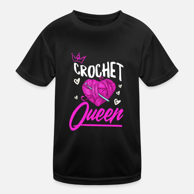 Crochet Crochet Hook Crochet Hooks Crochet Hooker Kids Functional T-Shirt