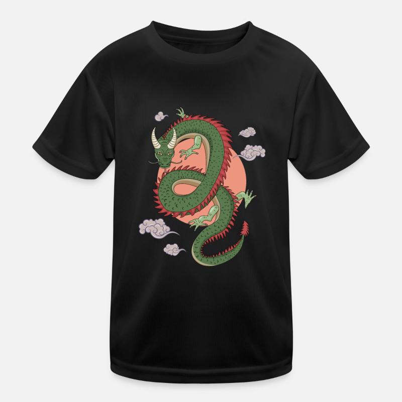 Chinese Dragon Kids Functional T-Shirt