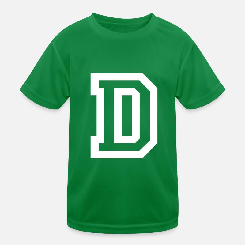 letter D Kids Functional T-Shirt