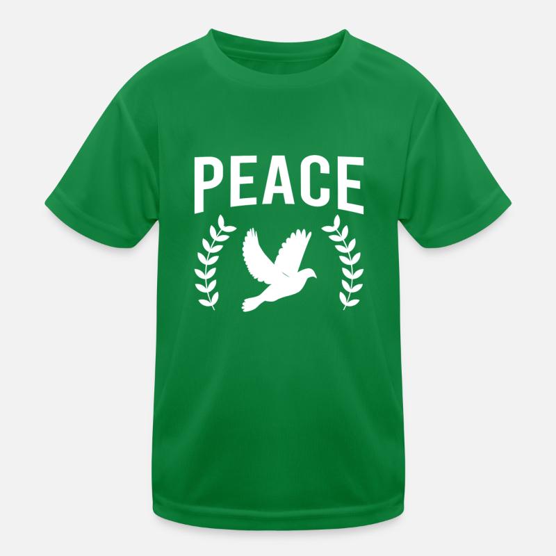 Friedenstaube Frieden Peace Kinder Funktions-T-Shirt