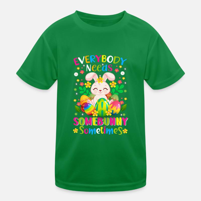 Lapin de Pâques Oeufs de Pâques T-shirt sport Enfant