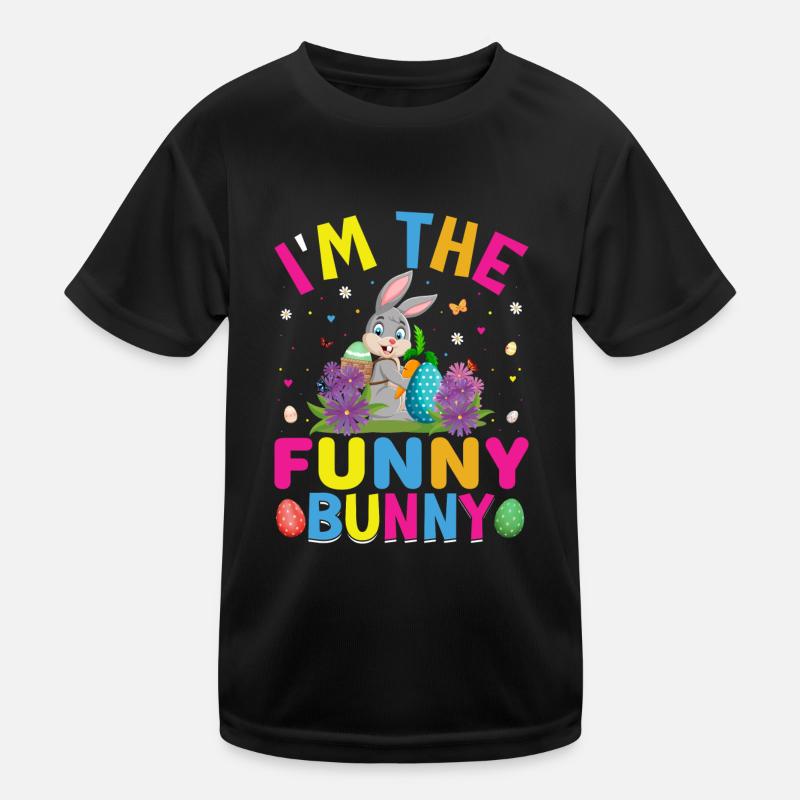 Lapin de Pâques Oeufs de Pâques T-shirt sport Enfant