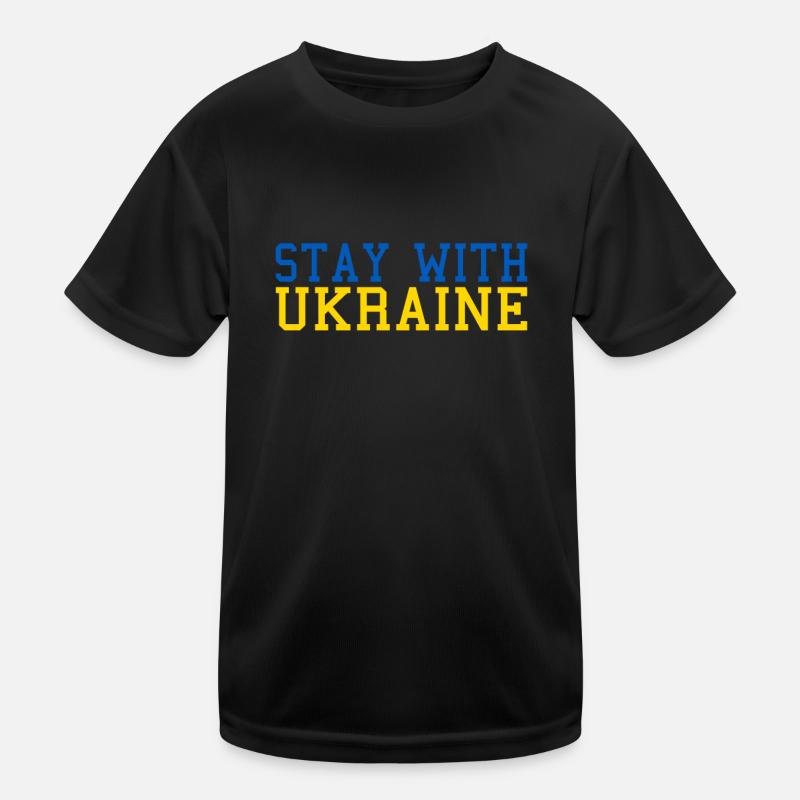 Ukraine Solidarity Kids Functional T-Shirt