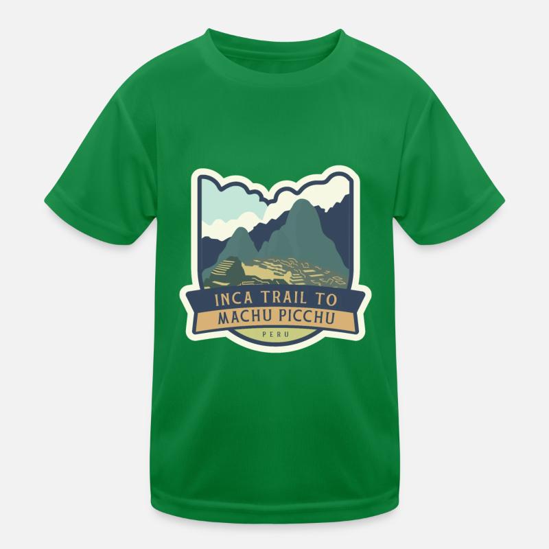 Inca Trail to Machu Picchu – Peru Kids Functional T-Shirt