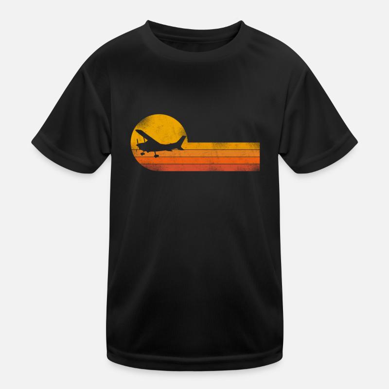 Pilote d’avion Vintage T-shirt sport Enfant