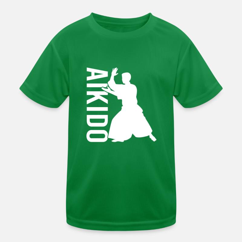 Aikido Kinder Funktions-T-Shirt