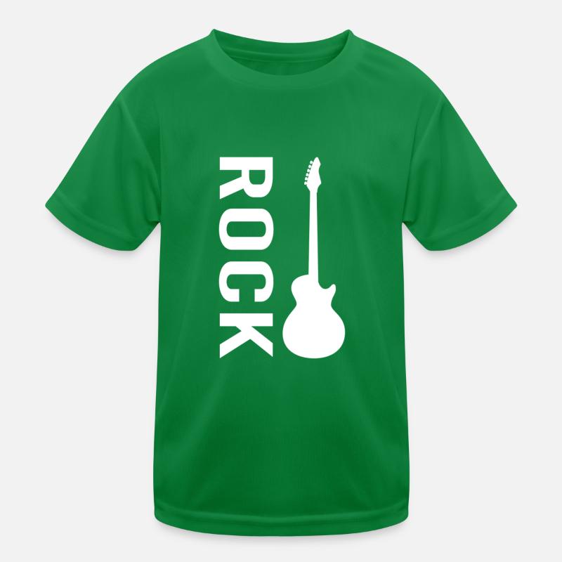 E Guitar Rock Kids Functional T-Shirt