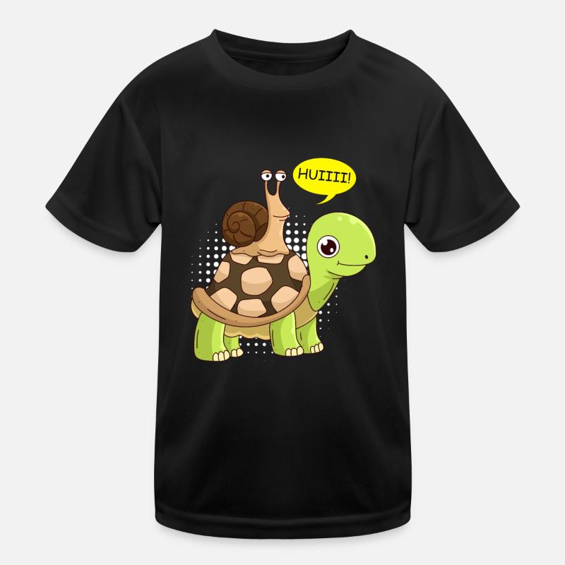Sarkasmus Geschwindigkeit Wheee! Schnecke Kinder Funktions-T-Shirt