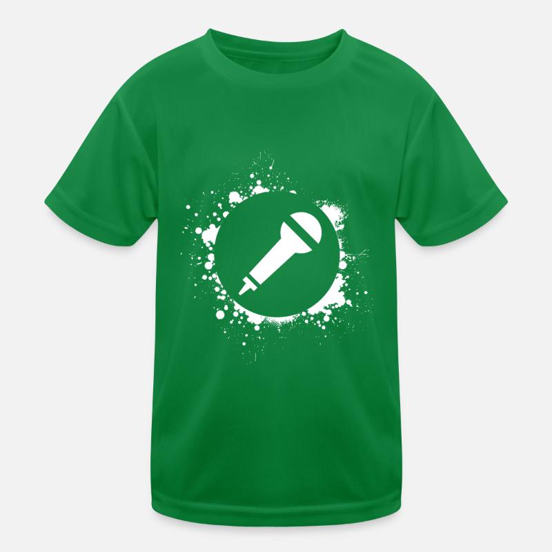 Micro Microphone Singing Kids Functional T-Shirt