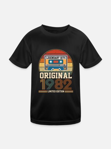 Hits Légendaires Best Of 1982 Édition Limitée - T-shirt sport Enfant - noir - Devant