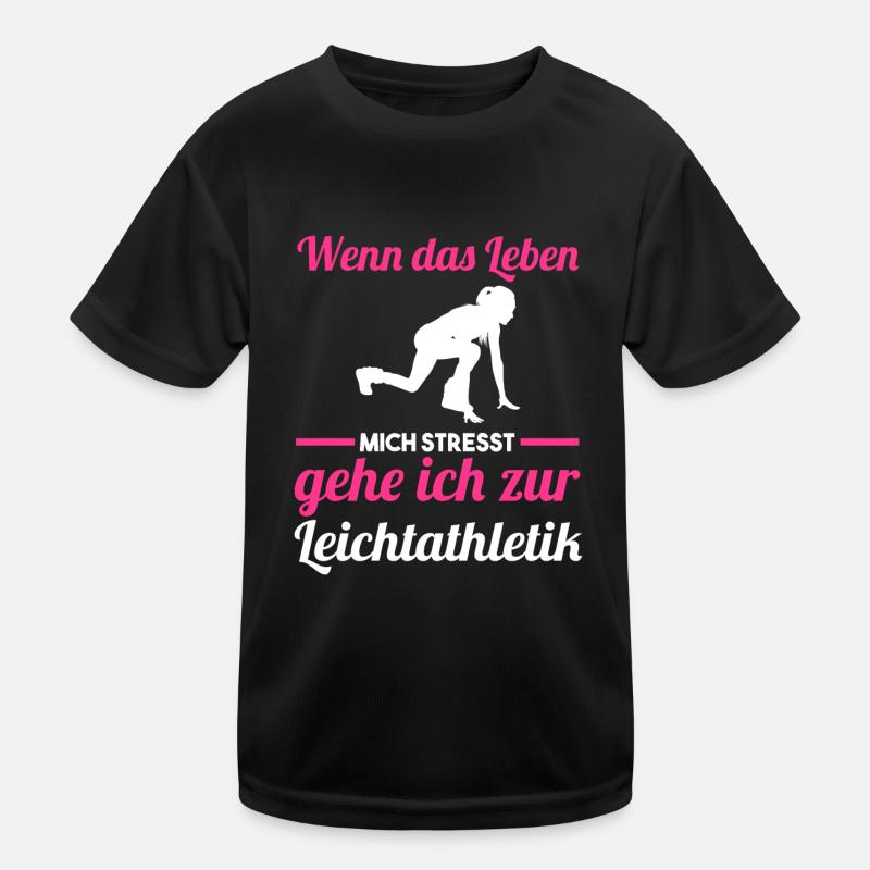 Leichtathletik Kinder Funktions-T-Shirt