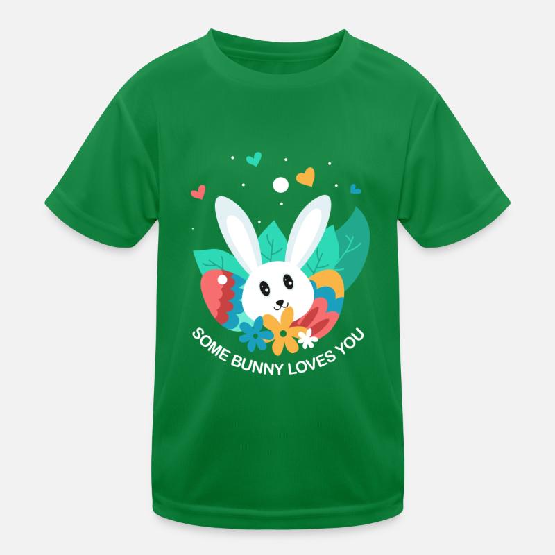 Lapin de Pâques Oeufs de Pâques T-shirt sport Enfant