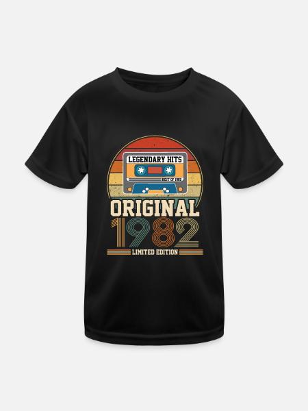Hits Légendaires Best Of 1982 Édition Limitée - T-shirt sport Enfant - noir - Devant