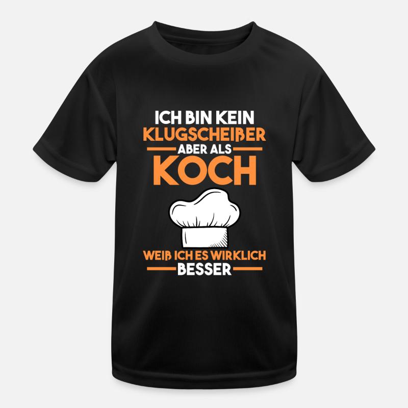 Koch Küchenchef Sternekoch Kinder Funktions-T-Shirt