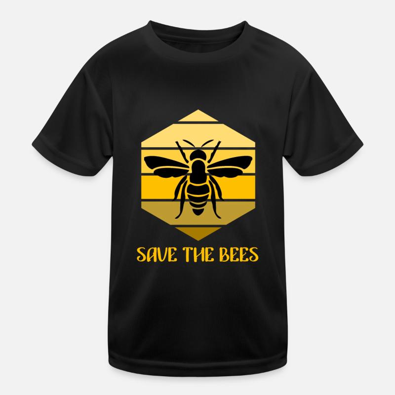 Save the Bees Kinder Funktions-T-Shirt