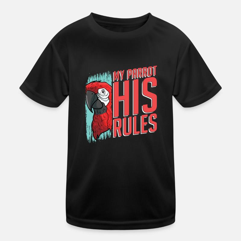 Papagei Kinder Funktions-T-Shirt