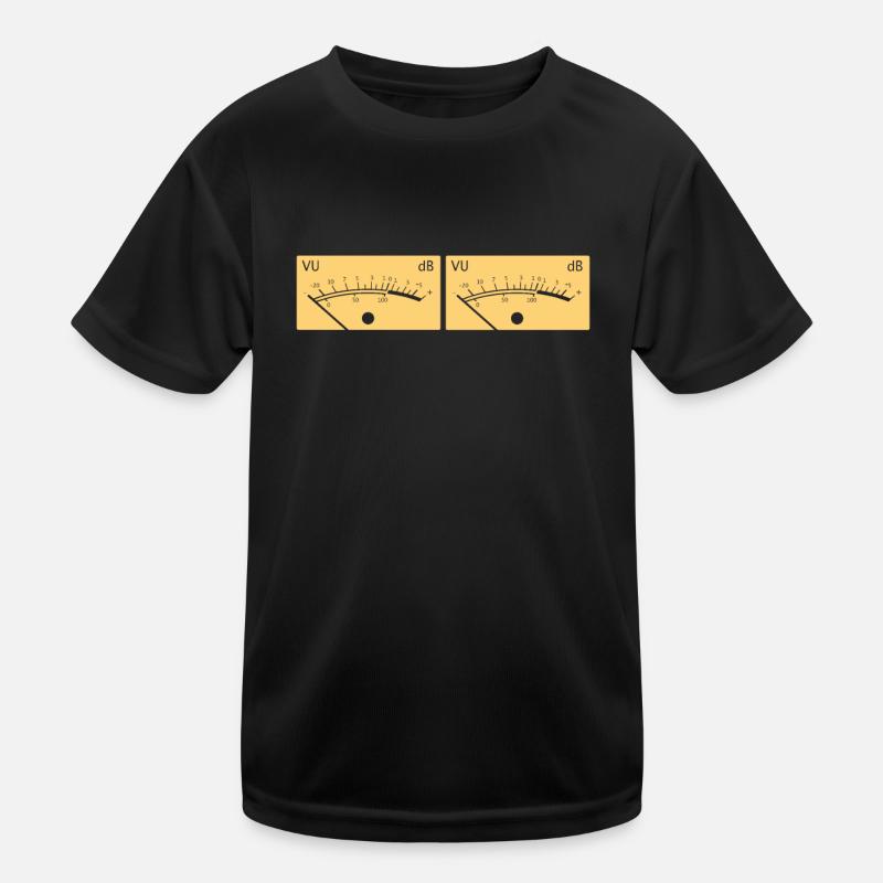 VU Meter Volume Anzeigen Kinder Funktions-T-Shirt