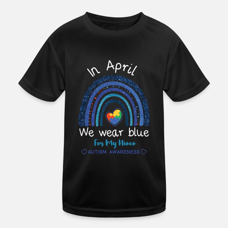 Niece Autism Special Autism Awareness Kids Functional T-Shirt