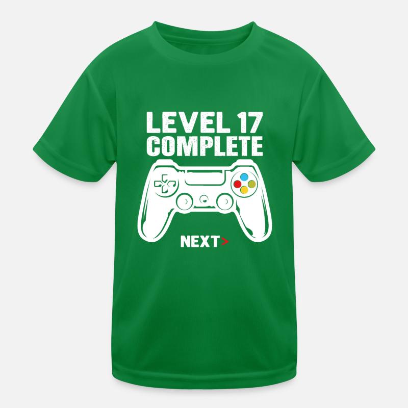 Level 17 Voll Kinder Funktions-T-Shirt
