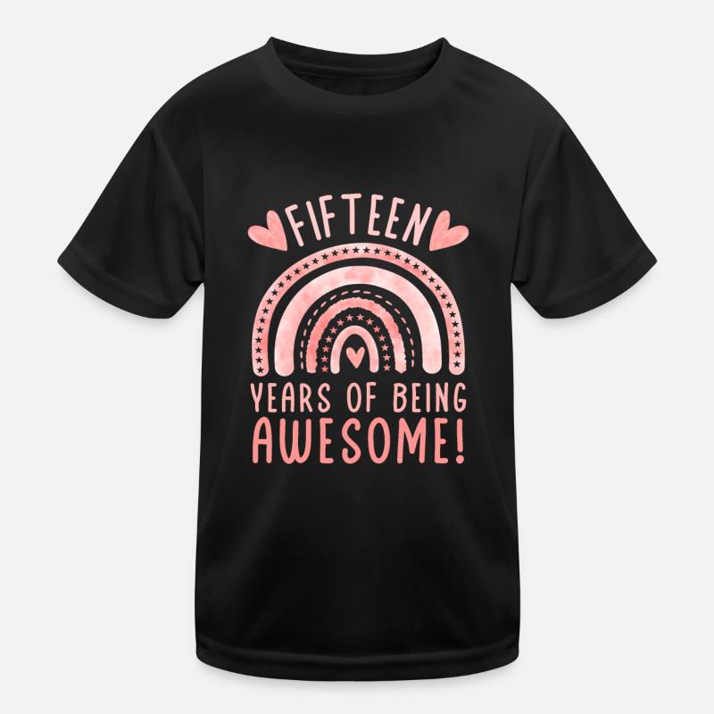 15e anniversaire T-shirt sport Enfant