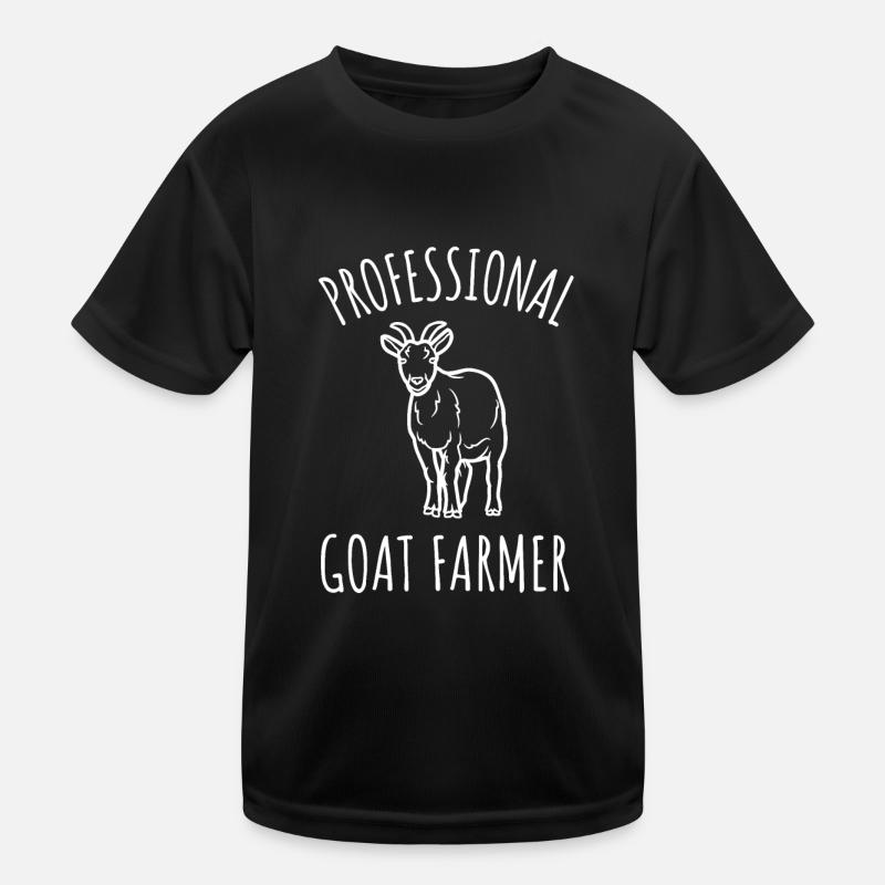 Goat Farmer Goat Sheperd And Goat Breeder Kinder Funktions-T-Shirt