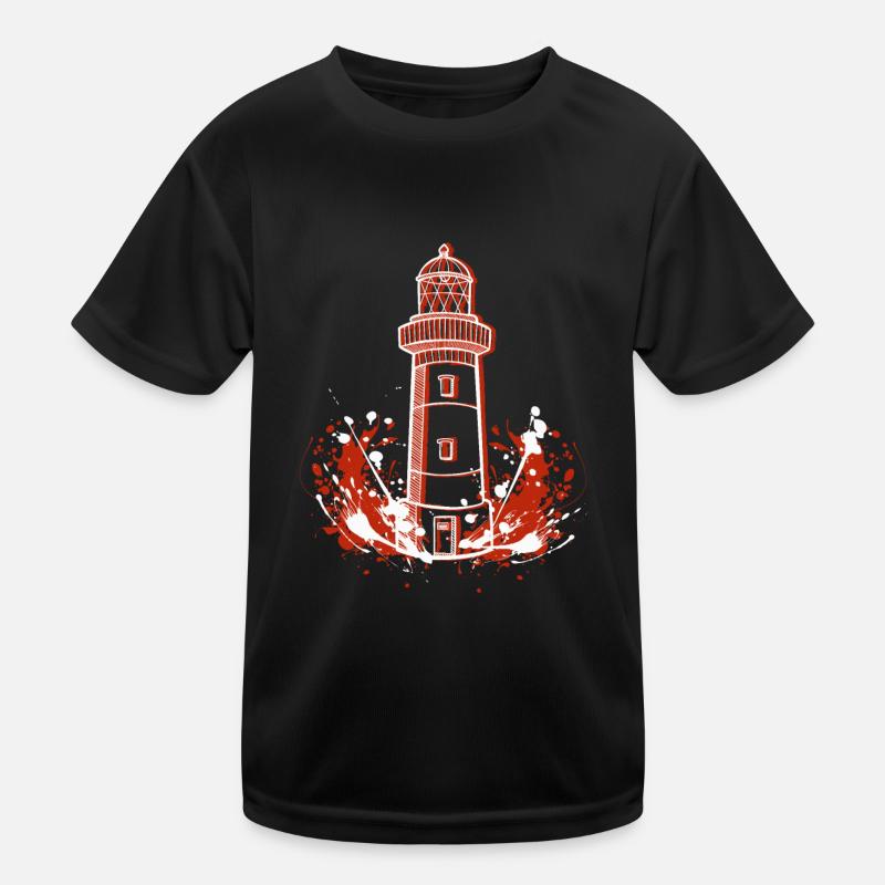 Leuchtturm Kinder Funktions-T-Shirt