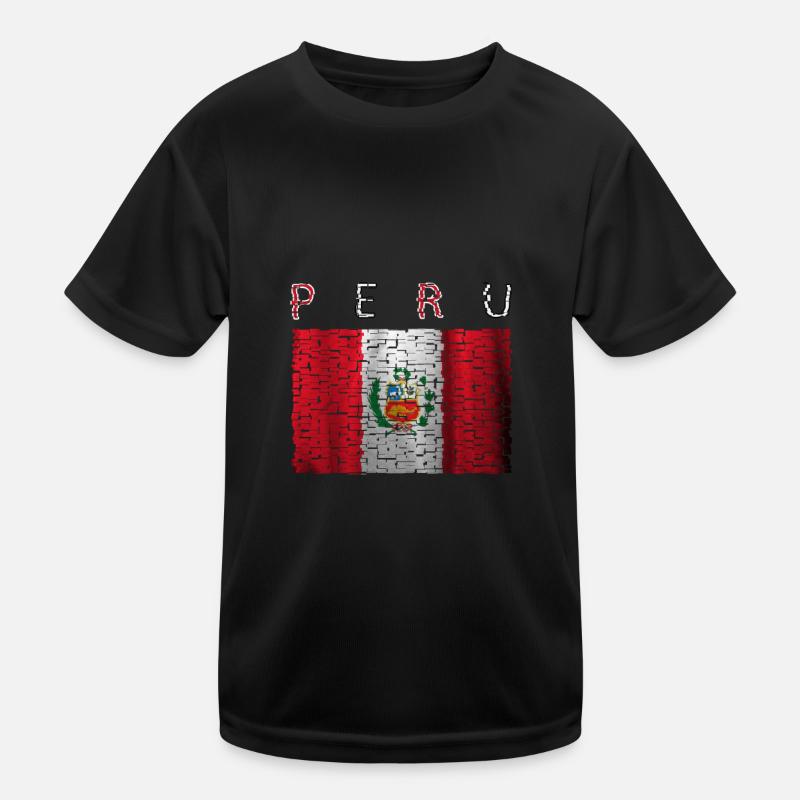 Pérou Lima Drapeau de l’Amérique du Sud T-shirt sport Enfant