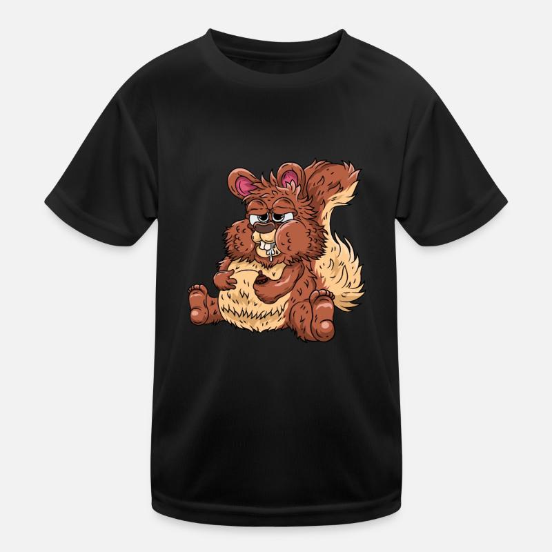 Écureuil épais T-shirt sport Enfant