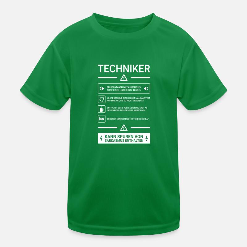 Staatlich geprüfter Techniker I Abschlussprüfung Kinder Funktions-T-Shirt