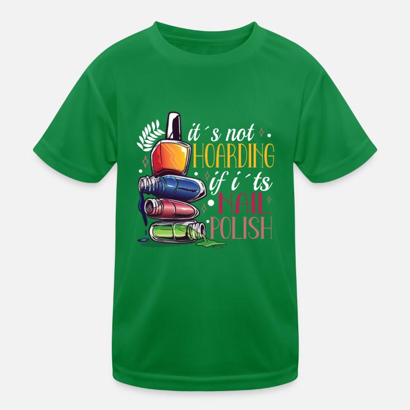 Nail Tech Nail Technician Manicurist Nails Artist Kids Functional T-Shirt