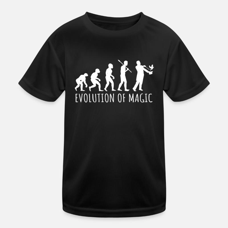 Évolution du magicien, magicien T-shirt sport Enfant