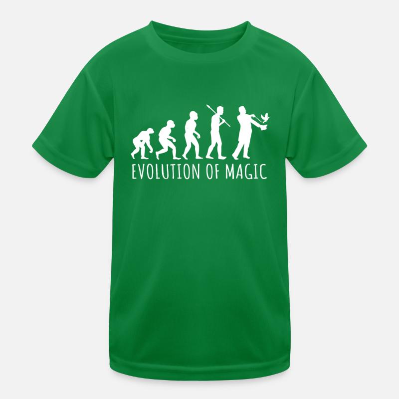 Évolution du magicien, magicien T-shirt sport Enfant