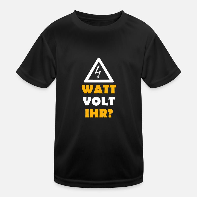 Beruf Elektriker Geschenkideen - Elektriker Spruch Kinder Funktions-T-Shirt