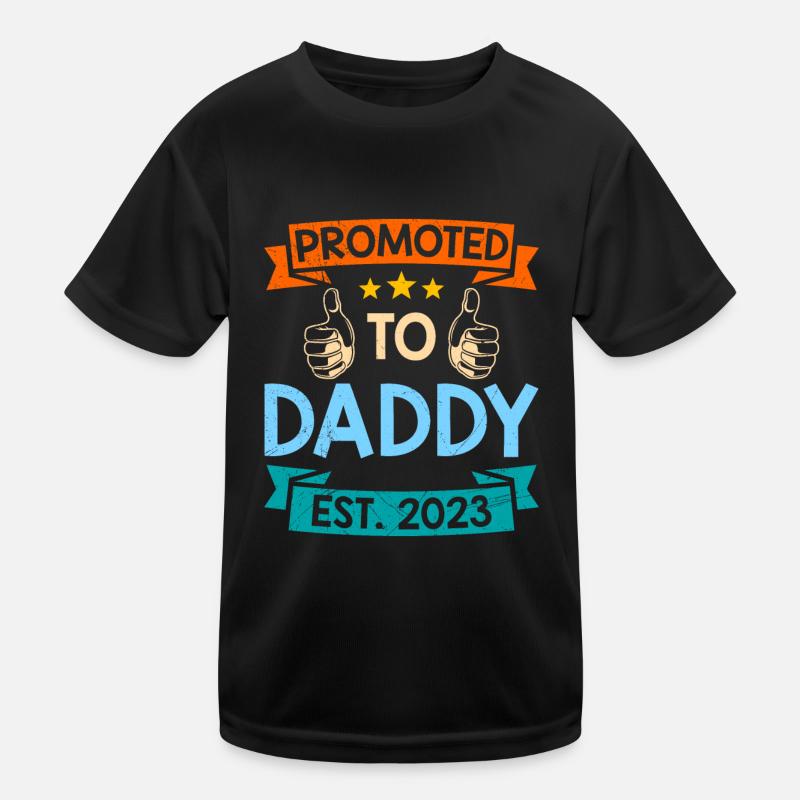 Promu papa 2023 expectant papa 2023 T-shirt sport Enfant