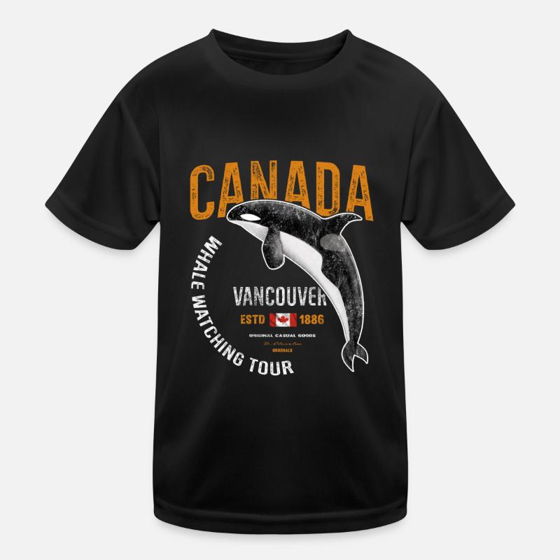 Canada Vancouver Wal Orca Geschenk Kinder Funktions-T-Shirt