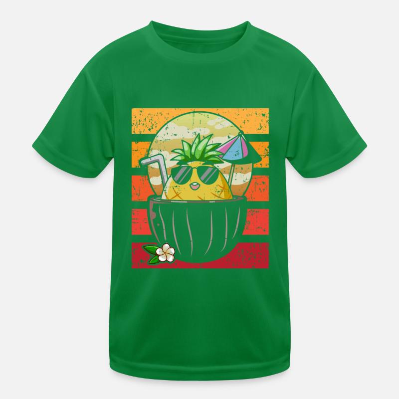 Pineapple Kids Functional T-Shirt