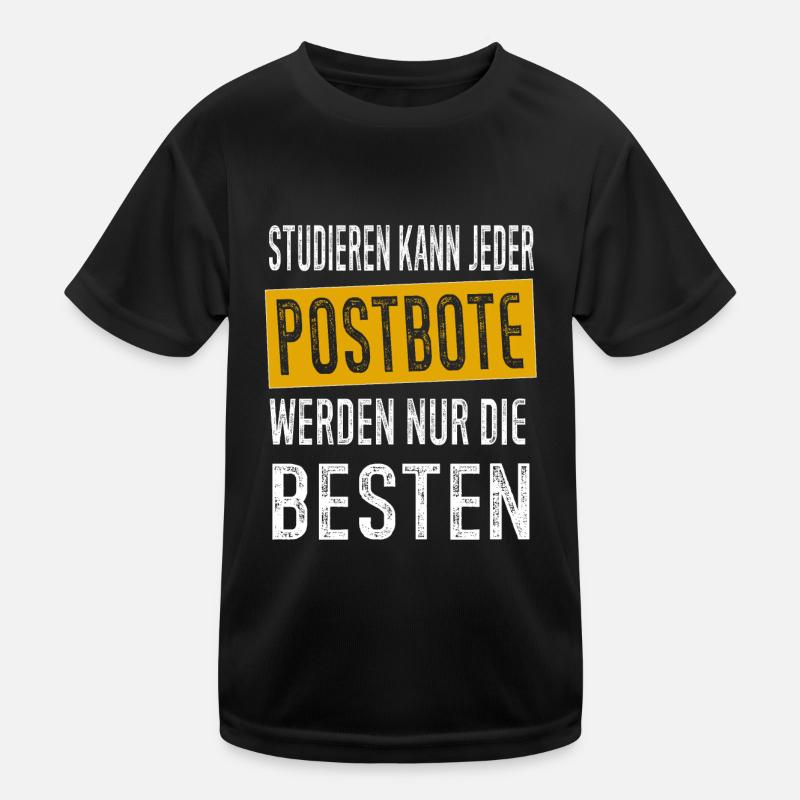 Postbote Briefträger Paketbote Geschenk Kinder Funktions-T-Shirt