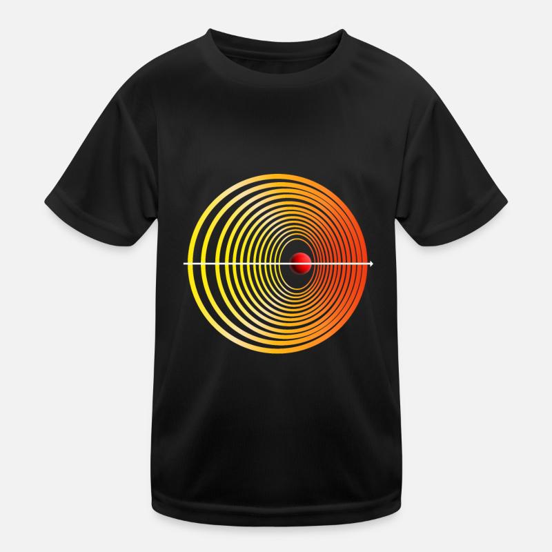 Doppler Effect Illustration Physics Kids Functional T-Shirt