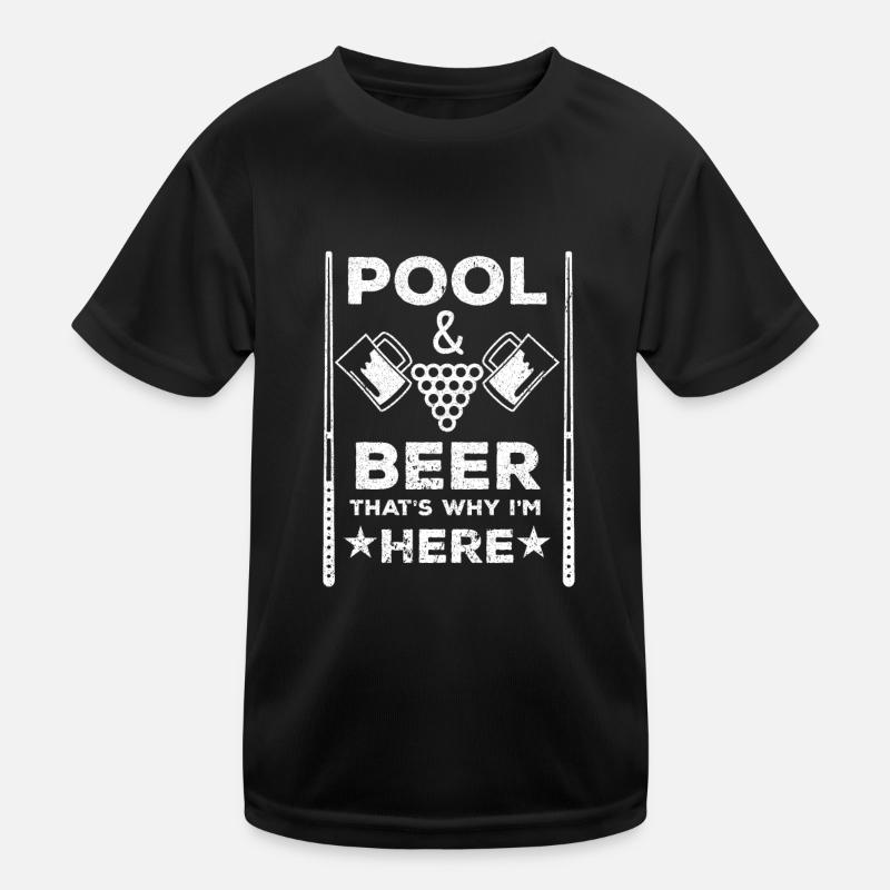 Billiards Billiards Player Billiard Ball Pool Kids Functional T-Shirt