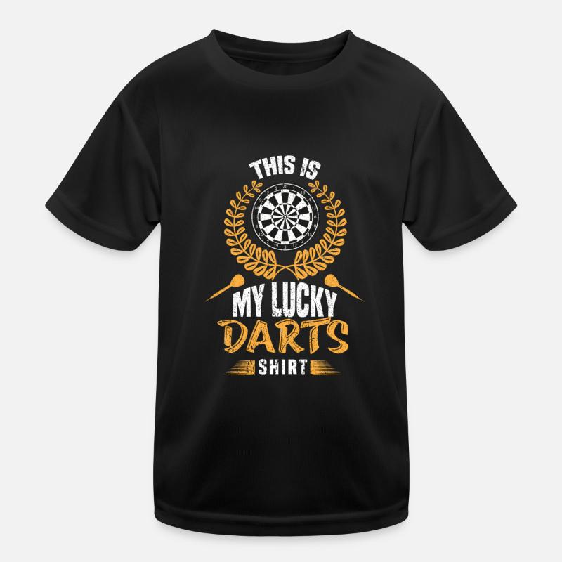 Darts Darts Player Darts Darts Darts Disc Kids Functional T-Shirt