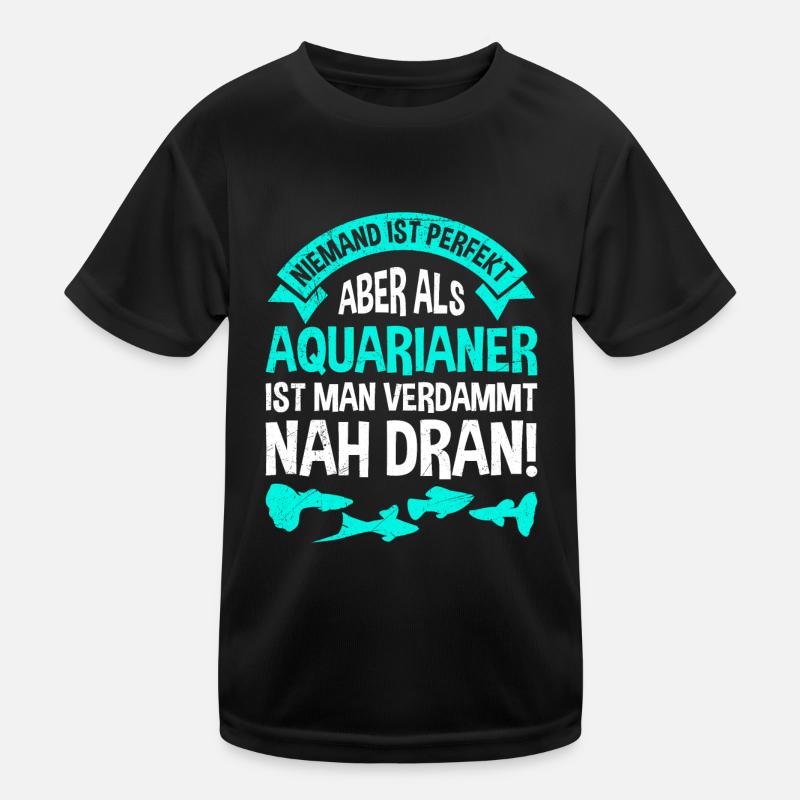 Aquarianer Aquarium Kinder Funktions-T-Shirt