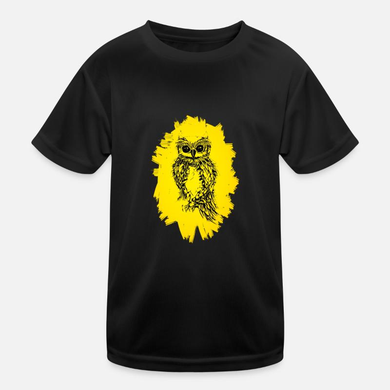 Eule Kinder Funktions-T-Shirt