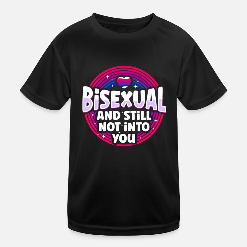 Bisexual Bi Pride Flag Bisexual Kids Functional T-Shirt
