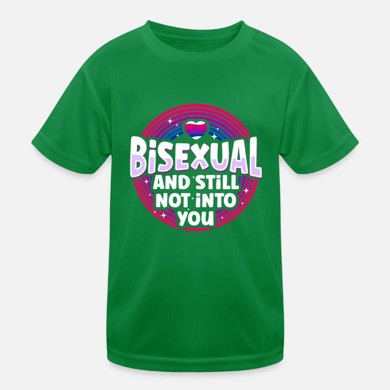 Bisexual Bi Pride Flag Bisexual Kids Functional T-Shirt