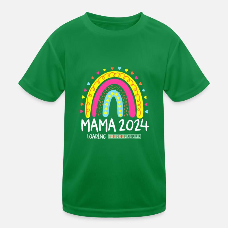 Mama 2024 Loading Kinder Funktions-T-Shirt