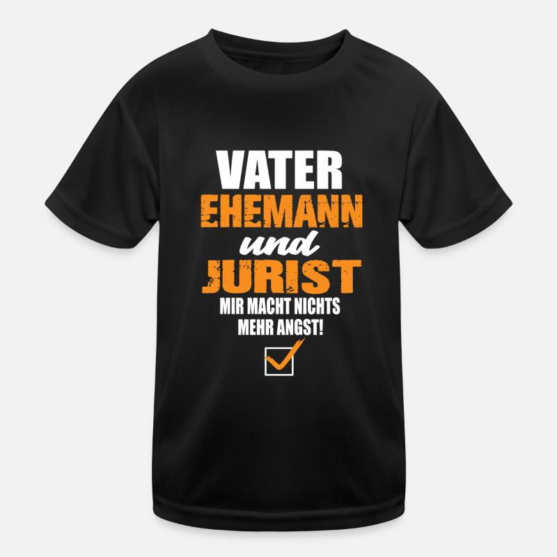 Vater Ehemann und Jurist Kinder Funktions-T-Shirt