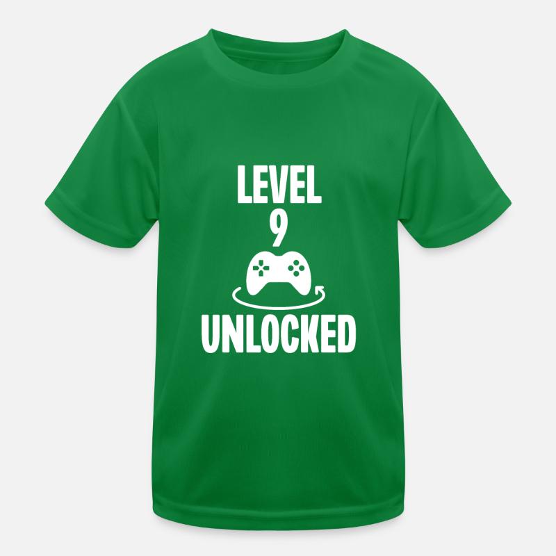 Level 9 Unlocked Kids Functional T-Shirt